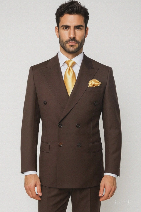 Classic Fit in Brown Color by Rossiman