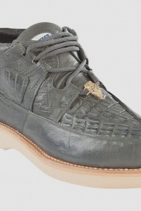 Men's Wild West Boots Caiman and Smooth Ostrich Skin Shoe