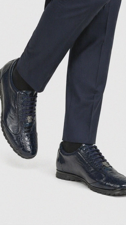 Sneaker de Piel Avestruz Pata LAB-ZC091910