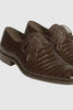 Mens Mezlan Anderson Caiman Crocodile Dress Shoe in Brown