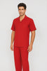 Mens Walking Suit in Color red leisure suit causal Matching Shirt and Pants $99