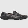 Marco Di Milano Remo Black Caiman Crocodile Driving Shoes
