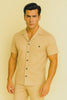 Mens Walking Suit in Color sand leisure suit causal Matching Shirt and Pants $99
