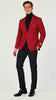 Men’s Burgundy Red - Wine  Two-Button Sport Coat – Stylish Blazer for Business, Parties