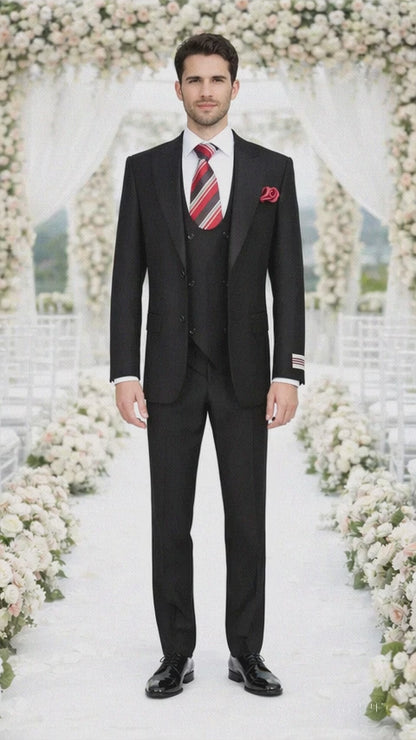 Rossiman Rossi Men's Dress Suit – Premium Tailored Suit for Formal Occasions
