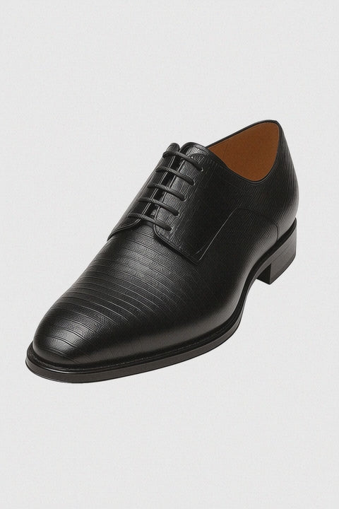 Mens Mezlan Pegaso Lizard Dress Shoe in Black