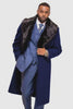 Dark Navy Blue Overcoat