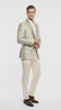 Men’s Champaign Silver and Cream Embroidered Luxury Blazer – Floral Pattern Wedding & Party Dinner Jacket in Light Tan Color