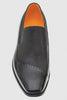 Mezlan Black Deerskin and Calf leather Slip-on for men
