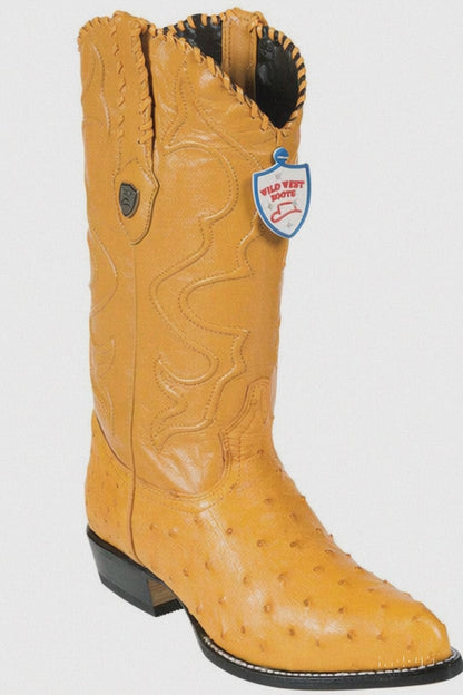 Botas de Avestruz Original Horma Puntal WW-29903