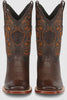 Men's Wild West Smooth Ostrich Ranch Toe Boots 282497