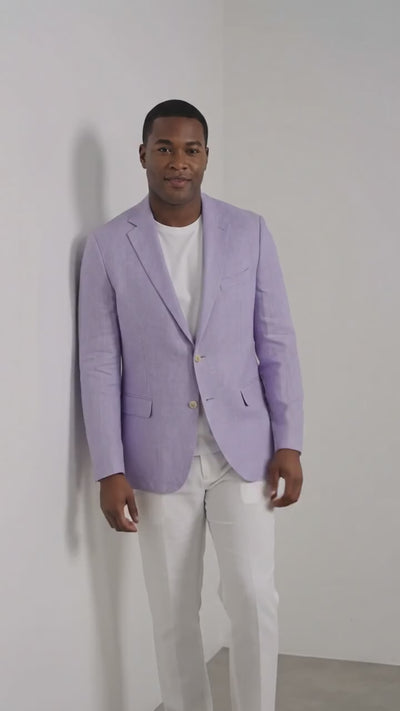 Men’s Lavender Sport Coat – Two-Button Wedding, Business and Smart Casual Blazer