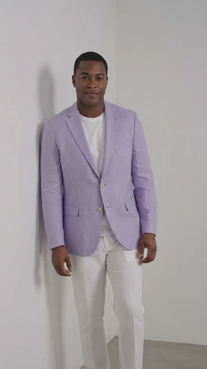 Men’s Lavender Sport Coat – Two-Button Wedding, Business and Smart Casual Blazer