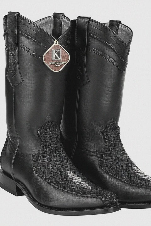King Exotic Men's Stingray Single Stone European Toe Boot
