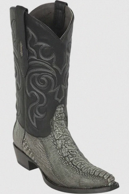 Men's Los Altos Original Ostrich Leg Snip Toe Boots