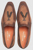 Men's Pavese Sport Hand-Burnished Suede Tassel Slip-On Shoes By Mezlan Made In Spain Brand