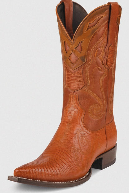 Men's Wild West Teju Lizard Skin 3X Toe Boots 29507