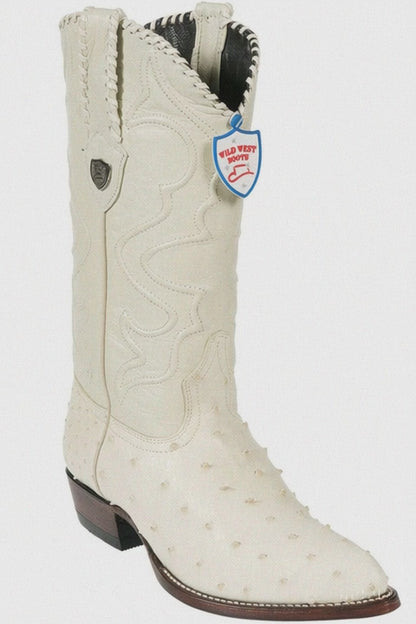 Botas de Avestruz Original Horma Puntal WW-29903