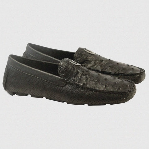 Mens Ostrich Skin Shoes