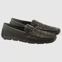 Mens Ostrich Skin Shoes