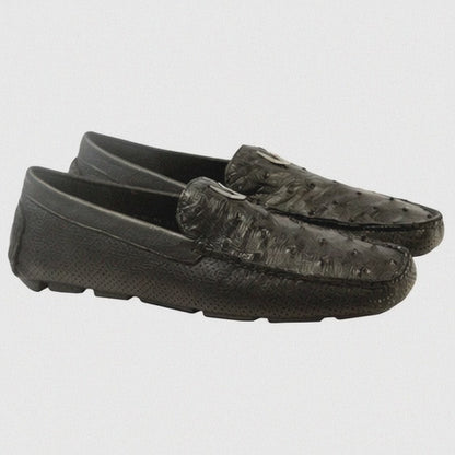 Mens Ostrich Skin Shoes