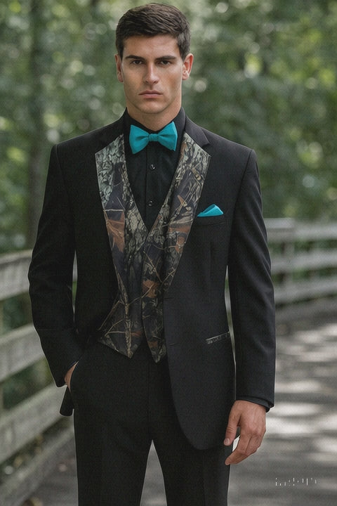 Camouflage Tuxedo - Single Breasted Camo Wedding Suit