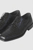 Los Altos Black Crocodile Bike Toe Shoes