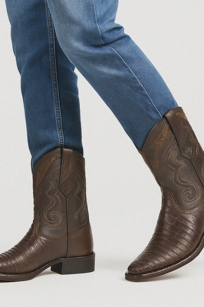 Men's Wild West Teju Lizard Skin 3X Toe Boots 29507