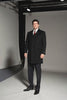 Black Cashmere Chesterfield Overcoat – 1920s Full Length Topcoat