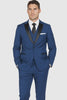 Arlan 2pc Tuxedo by Giorgio Fiorelli Black, Blue, or L Grey