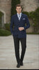 Men’s Navy Blue Double-Breasted Blazer - Suit Jacket – Premium Tailored Fit Formal Wedding and Business Sport Coat