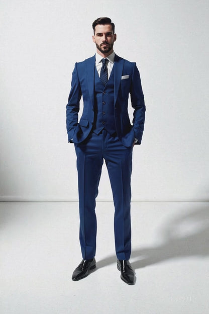 Bullet Train Tangerine Blue Suit