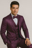 Elite purple Satin Suit – Wedding -Prom