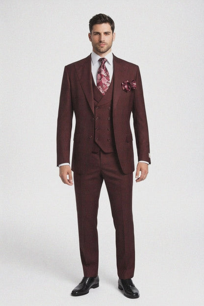Rossiman Men's Formal Dress Suit – Elegant Tailored Suit