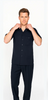 Mens Walking Suit in Color Black leisure suit causal Matching Shirt and Pants $99