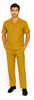 Mens Walking Suit in Color mustard  leisure suit causal Matching Shirt and Pants $99