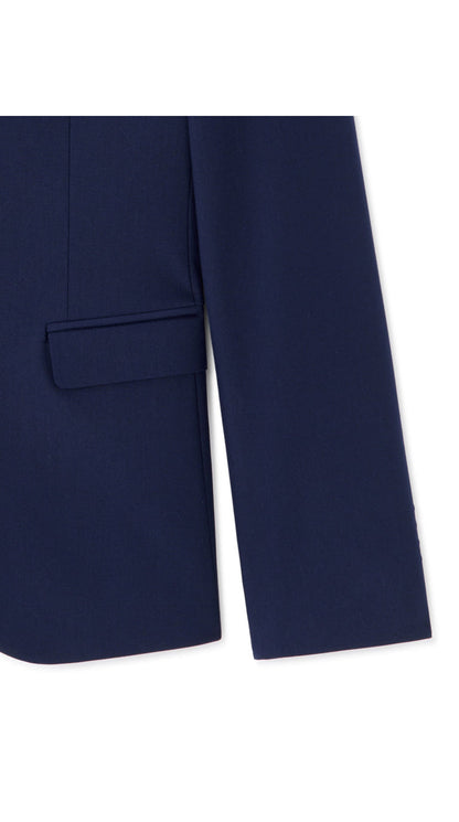 Slim Bi-Stretch Suit Jacket - Blue