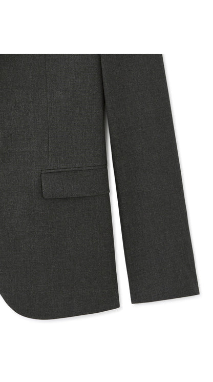 Slim Bi-Stretch Suit Jacket - Dark Grey
