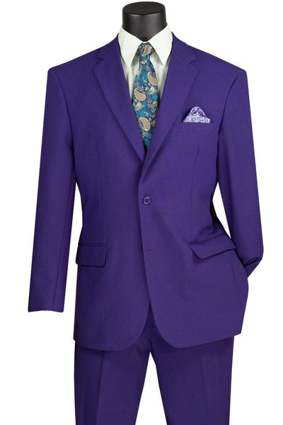 Purple Regular Fit 2 Piece Suit 1 SO12PP_PURPLE_38S  - from alligatorwarehouse.com
