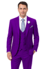 Purple Peak Lapel Suit – Men's 3-Piece with Double Breasted Vest 4   - from alligatorwarehouse.com