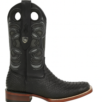 Python Snake Boots Mens Square Toe 13   - from alligatorwarehouse.com