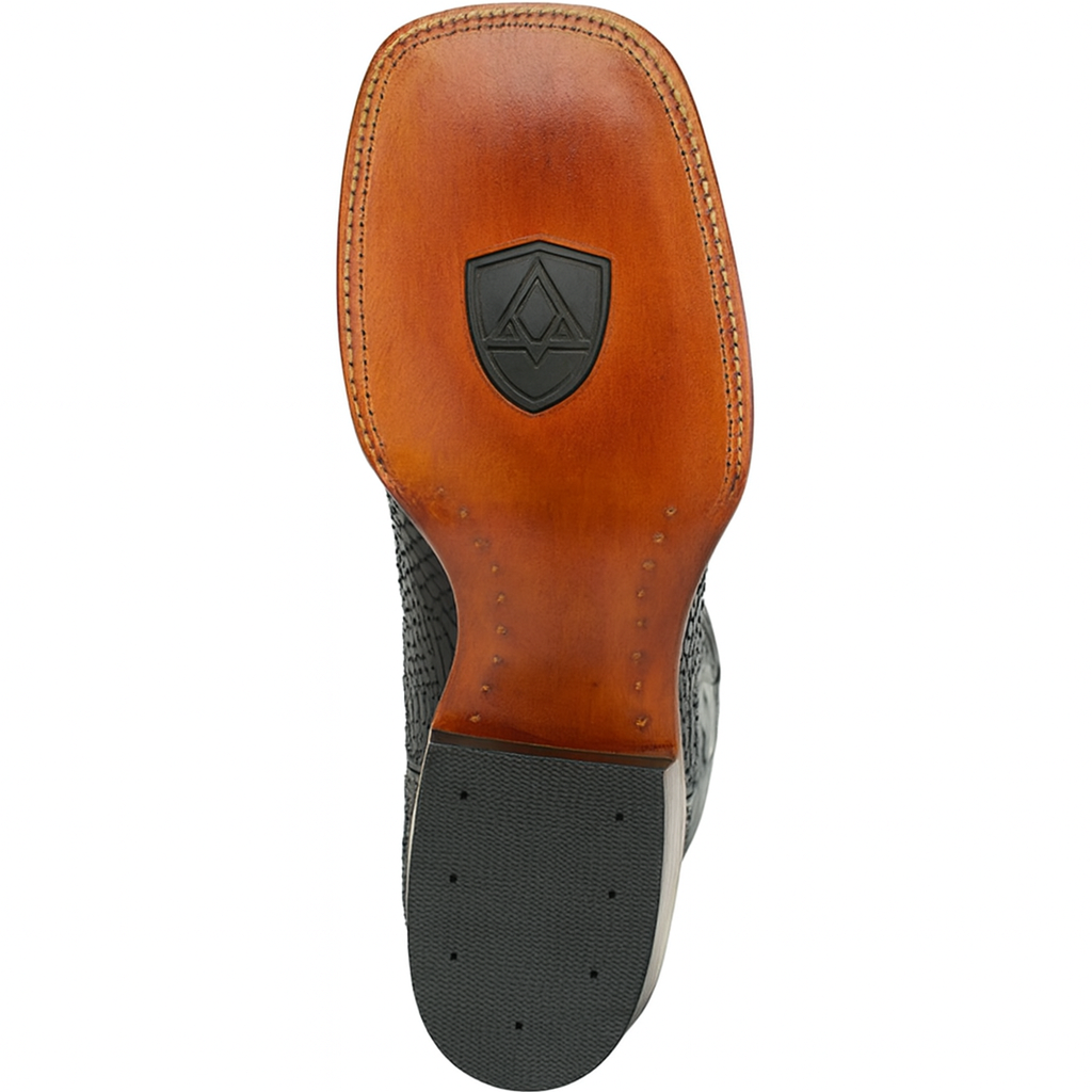 Python Snake Boots Mens Square Toe