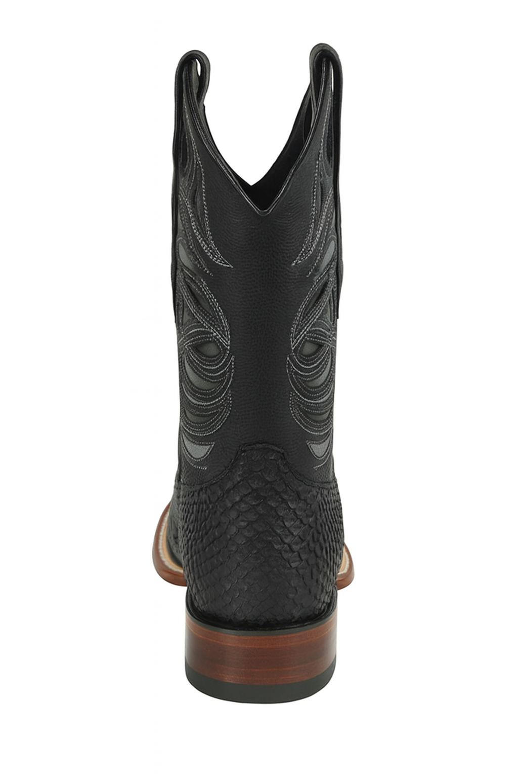 Python Snake Boots Mens Square Toe