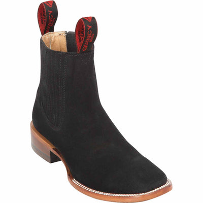 Men's Quincy Wide Square Toe Ankle Boot Q82B6305 1 Q82B6305-060  - from alligatorwarehouse.com