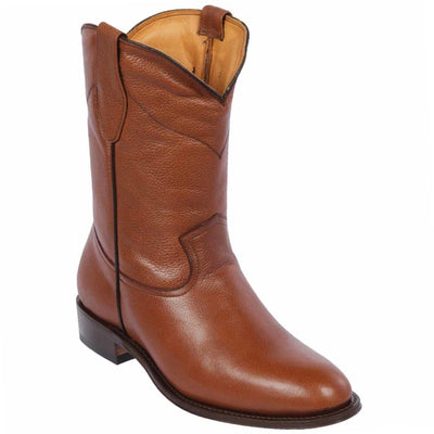 Men's Quincy Deer Skin Round Toe Short Boot QD200051 1 QD200051-060  - from alligatorwarehouse.com