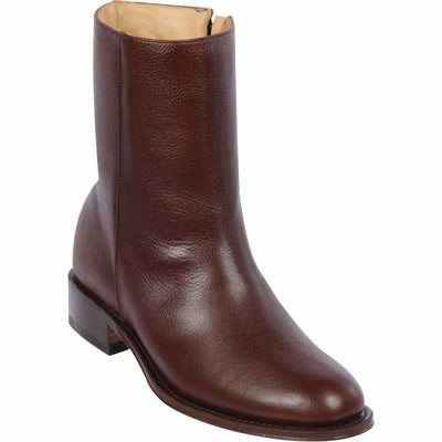 Men's Quincy Deer Skin Round Toe Short Boot QD200607 1 QD200607-060  - from alligatorwarehouse.com