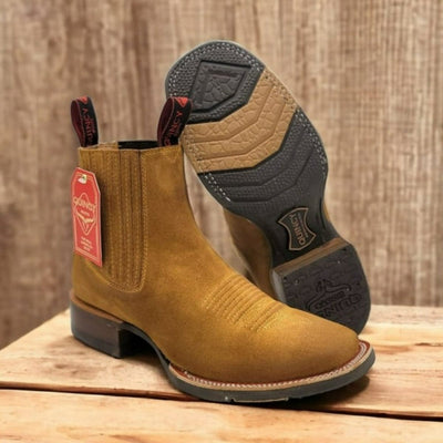 Men's Quincy Square Toe Ankle Boot Q82BU6331 1 Q82BU6331-070  - from alligatorwarehouse.com