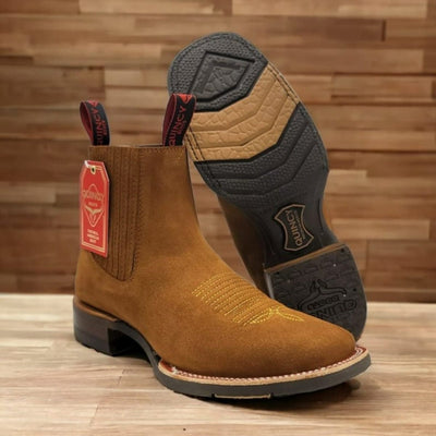Men's Quincy Square Toe Ankle Boot Q82BU6350 1 Q82BU6350-070  - from alligatorwarehouse.com