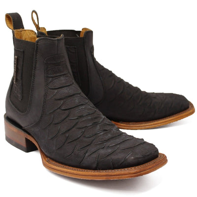 Men´s Quincy Square Toe Ankle Boots Python Print Q82B5705 3 Q82B5705-070  - from alligatorwarehouse.com