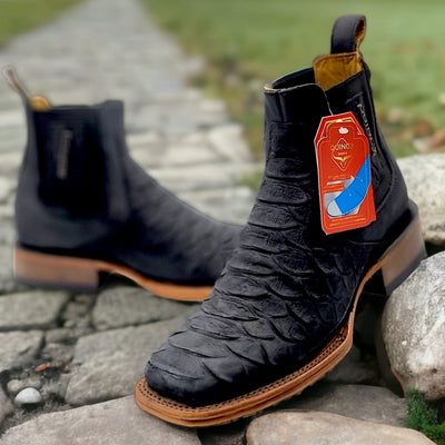 Python Print Short Cowboy Boots 1   - from alligatorwarehouse.com